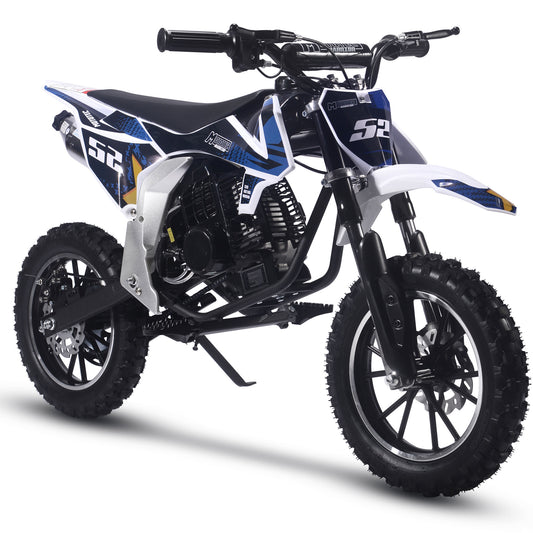 Warrior 52cc 2-Stroke Kids Gas Dirt Bike Black