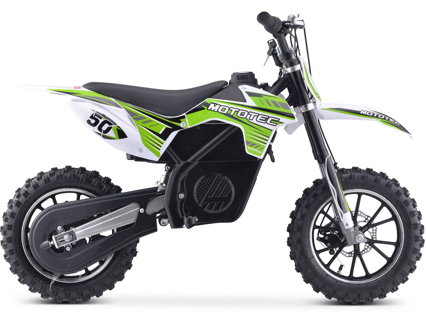 24v 500w Gazella Electric Dirt Bike Green