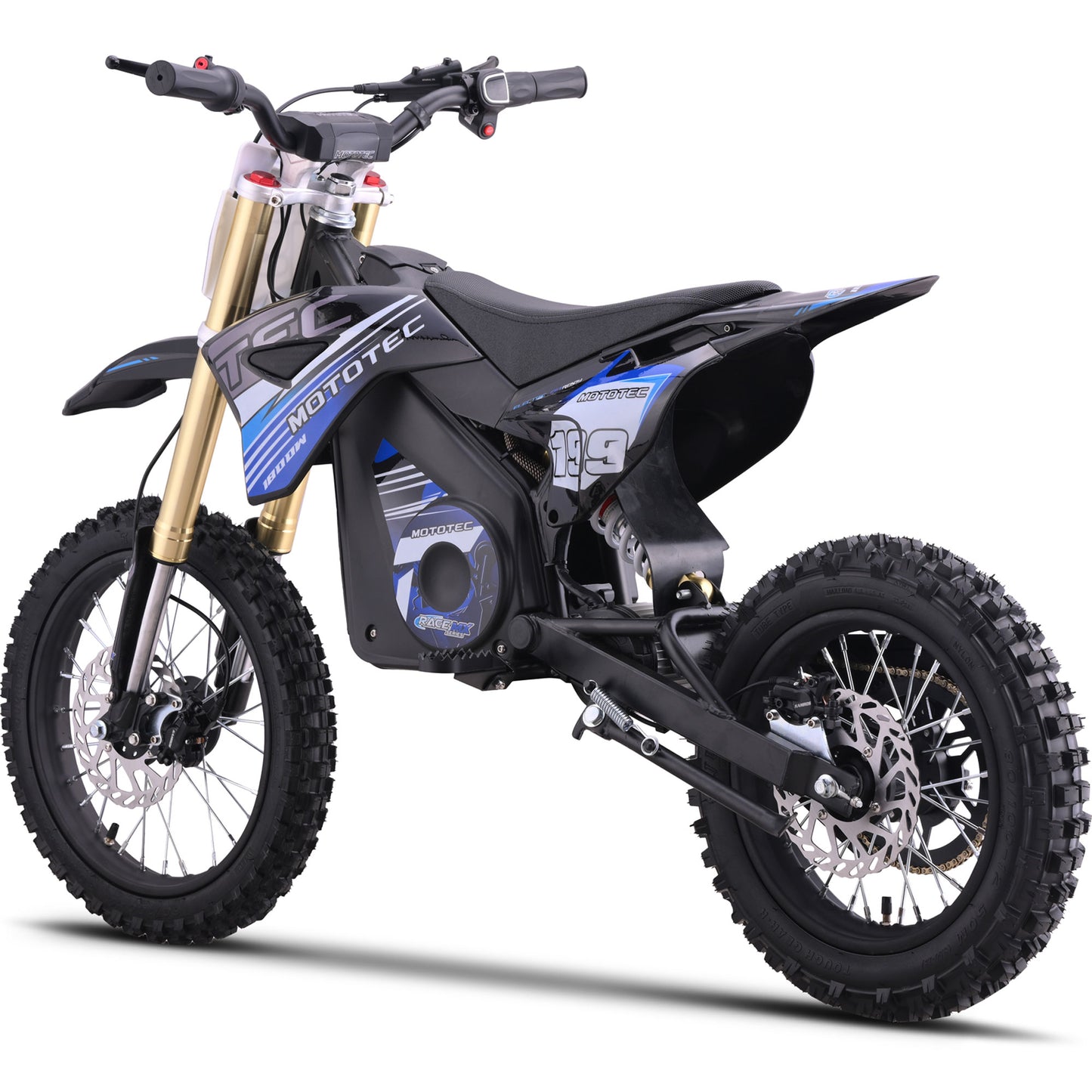 48v Pro Electric Dirt Bike 1800w Lithium Blue