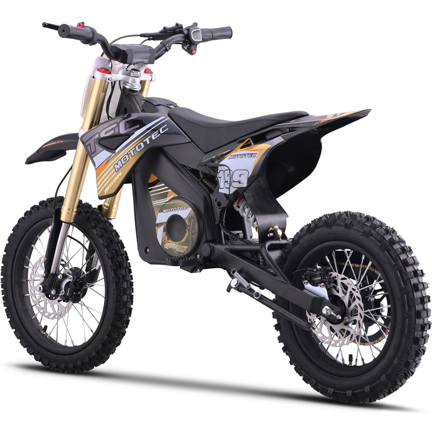 48v Pro Electric Dirt Bike 1800w Lithium Orange