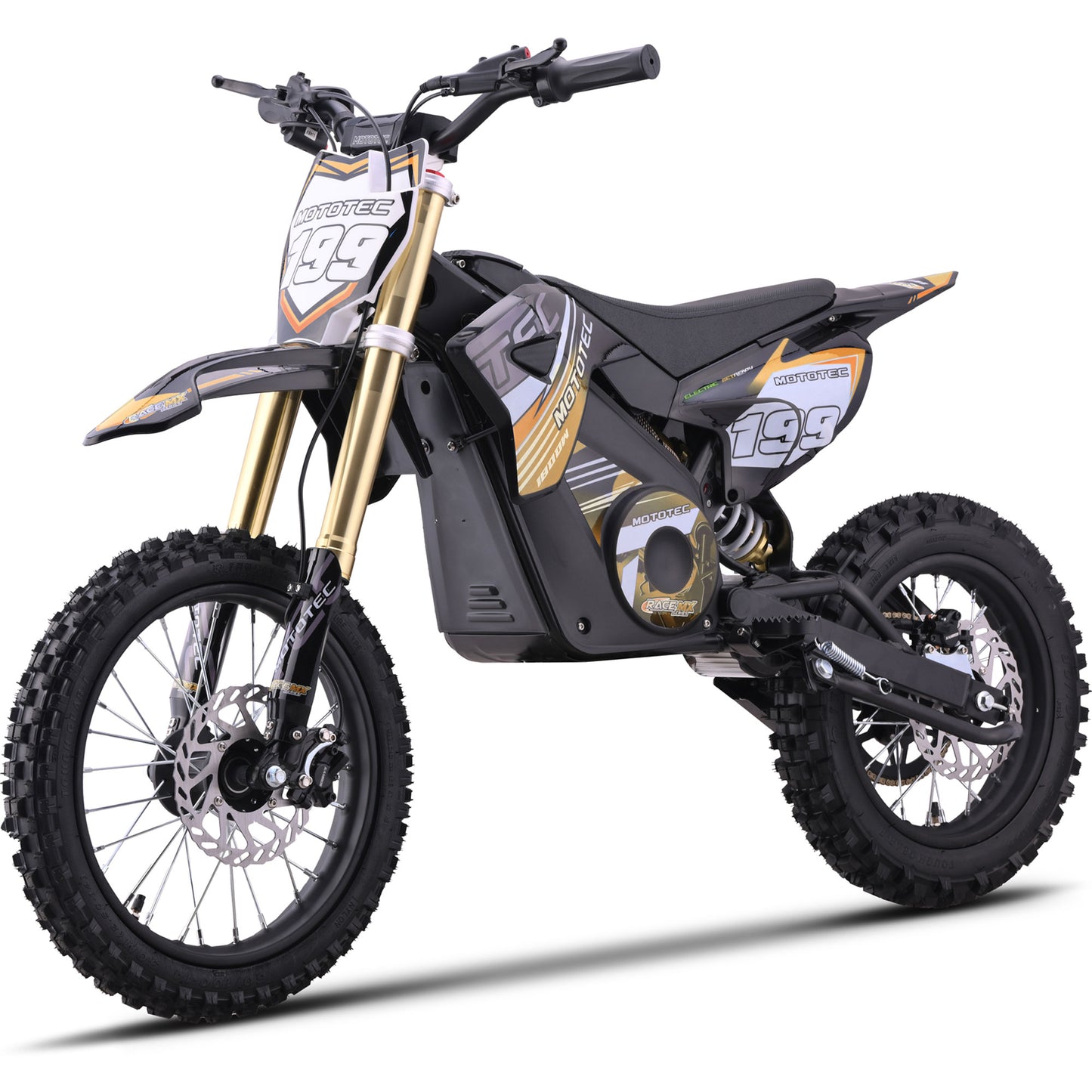 48v Pro Electric Dirt Bike 1800w Lithium Orange