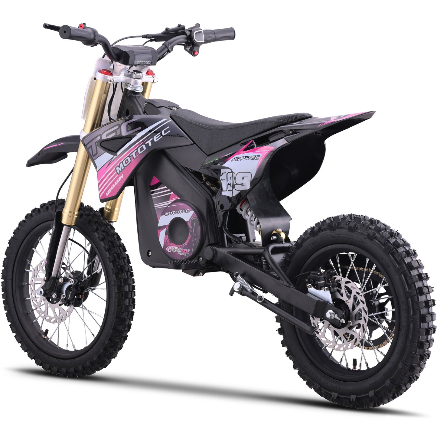 48v Pro Electric Dirt Bike 1800w Lithium Pink
