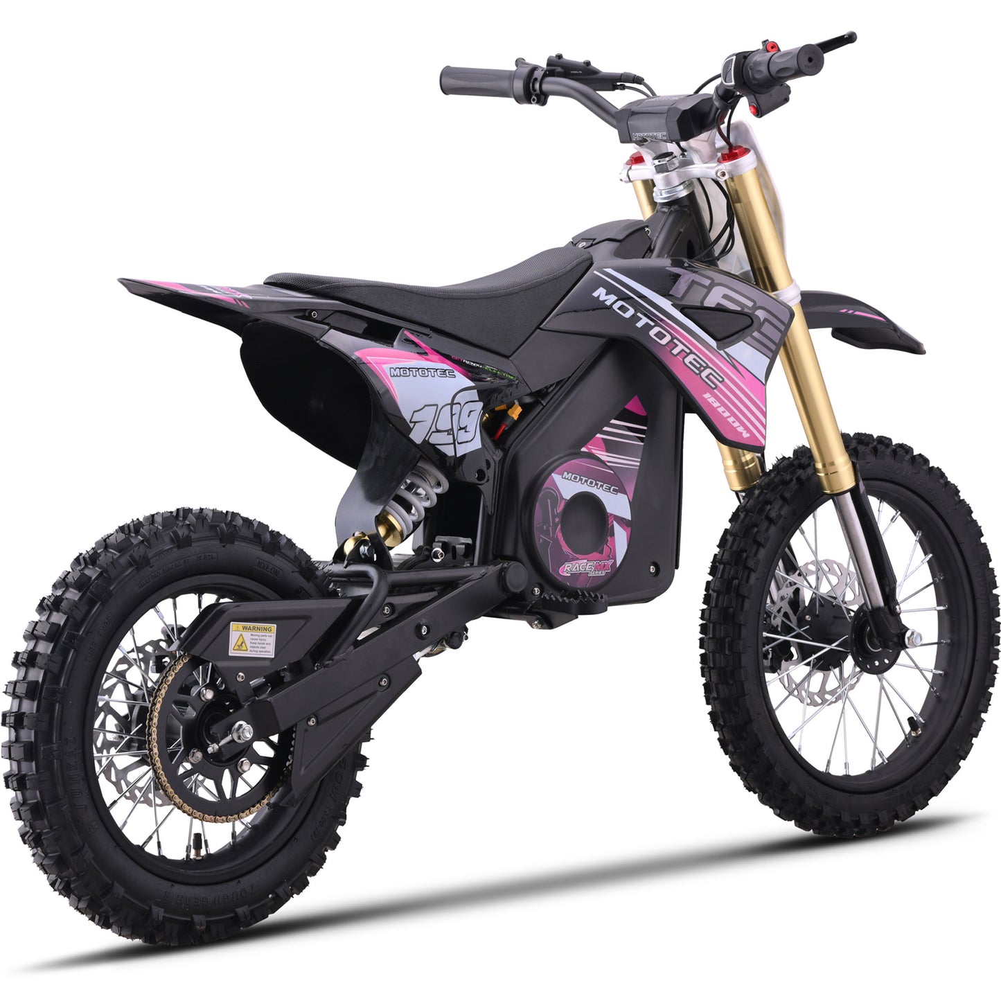 48v Pro Electric Dirt Bike 1800w Lithium Pink
