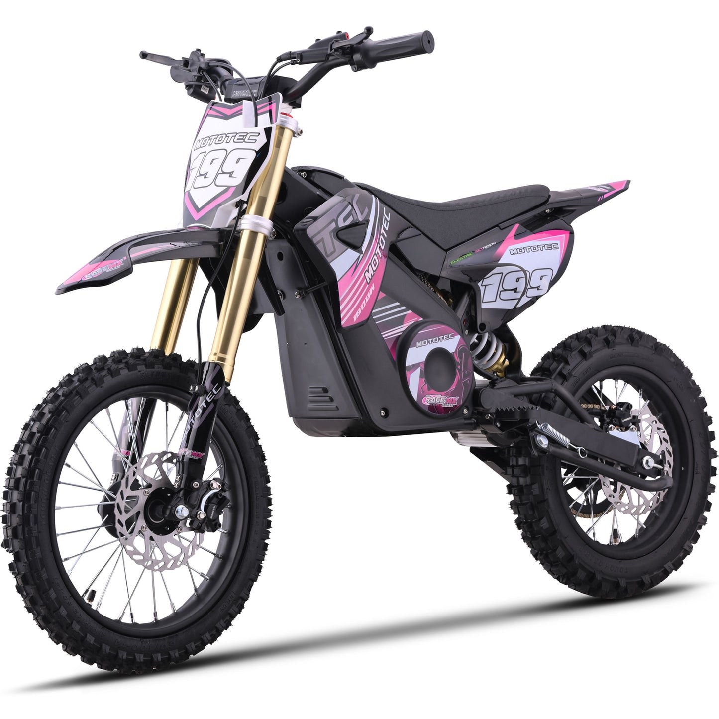48v Pro Electric Dirt Bike 1800w Lithium Pink