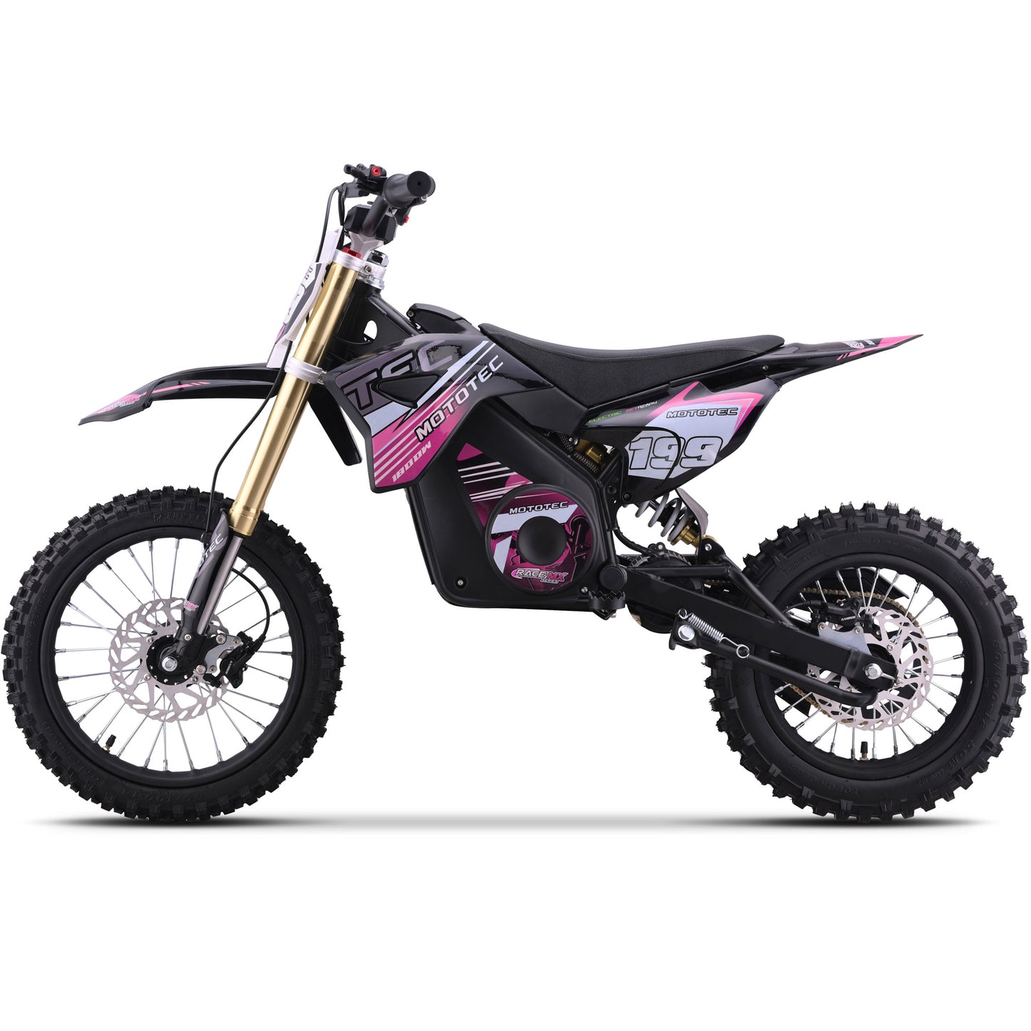 48v Pro Electric Dirt Bike 1800w Lithium Pink