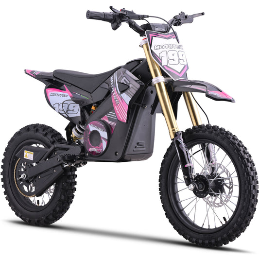 48v Pro Electric Dirt Bike 1800w Lithium Pink