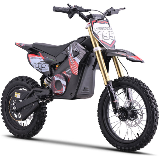 48v Pro Electric Dirt Bike 1800w Lithium Red