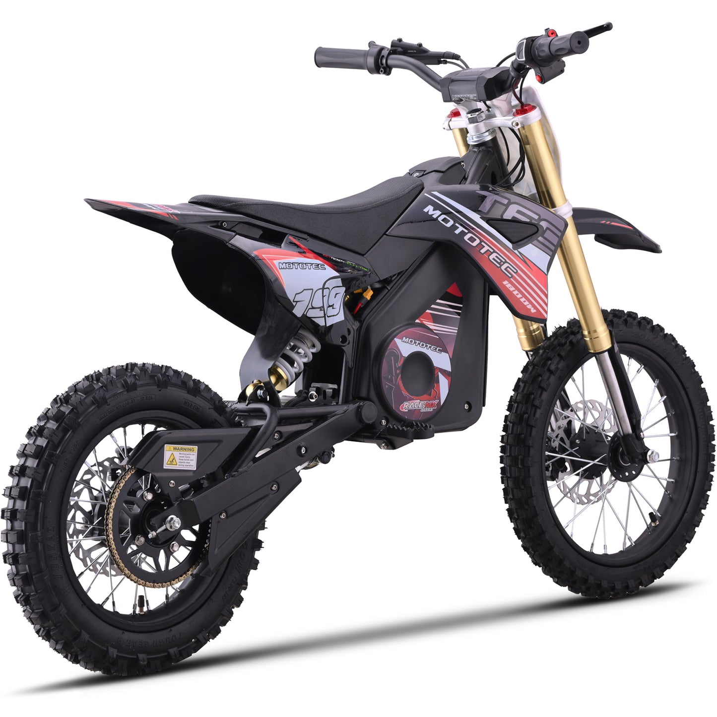 48v Pro Electric Dirt Bike 1800w Lithium Red