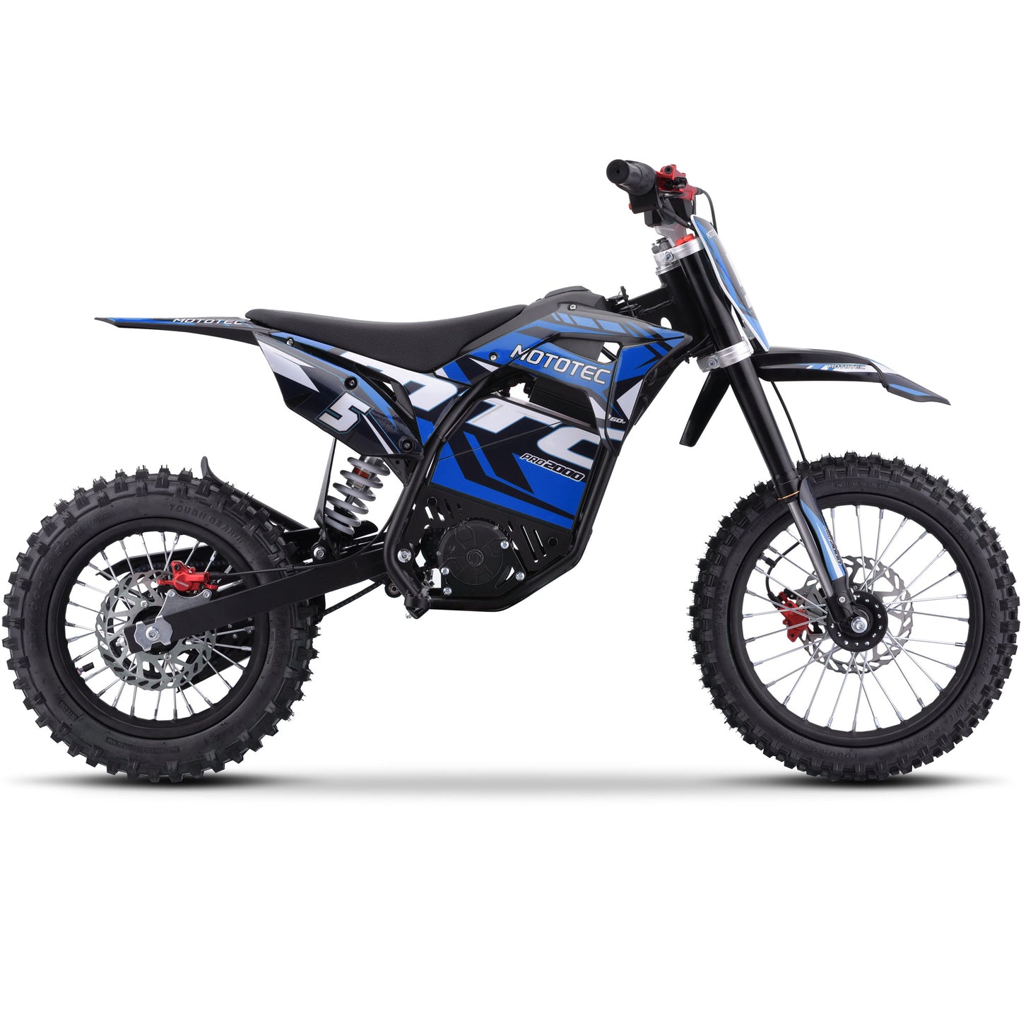 60v Pro Electric Dirt Bike 2000w Lithium Blue