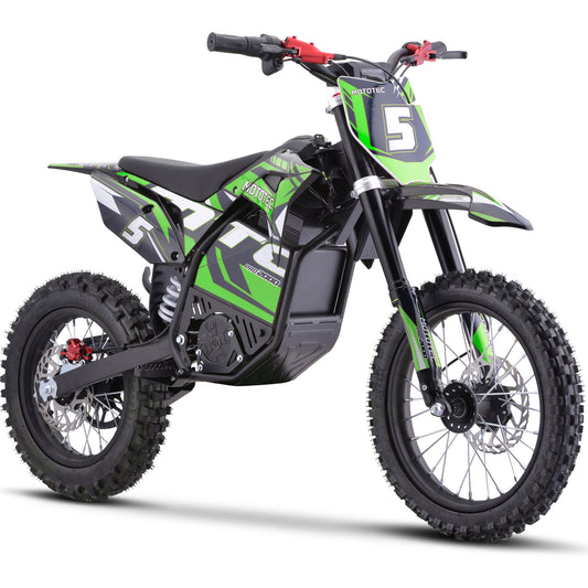 60v Pro Electric Dirt Bike 2000w Lithium Green