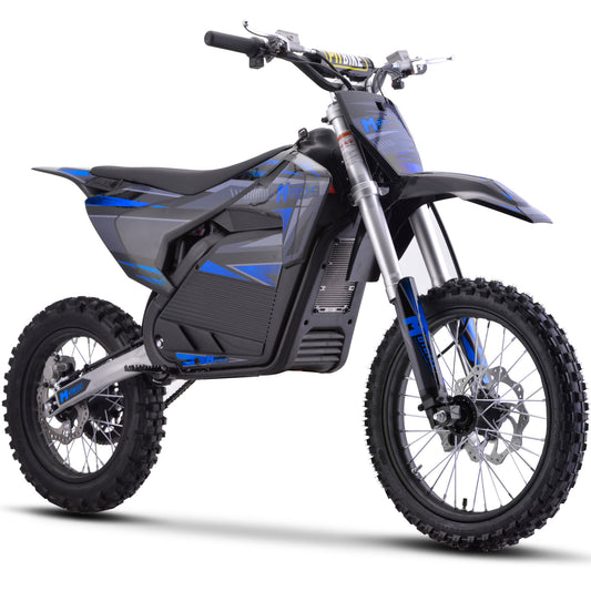 72v Pro Electric Dirt Bike 5000w Lithium Blue