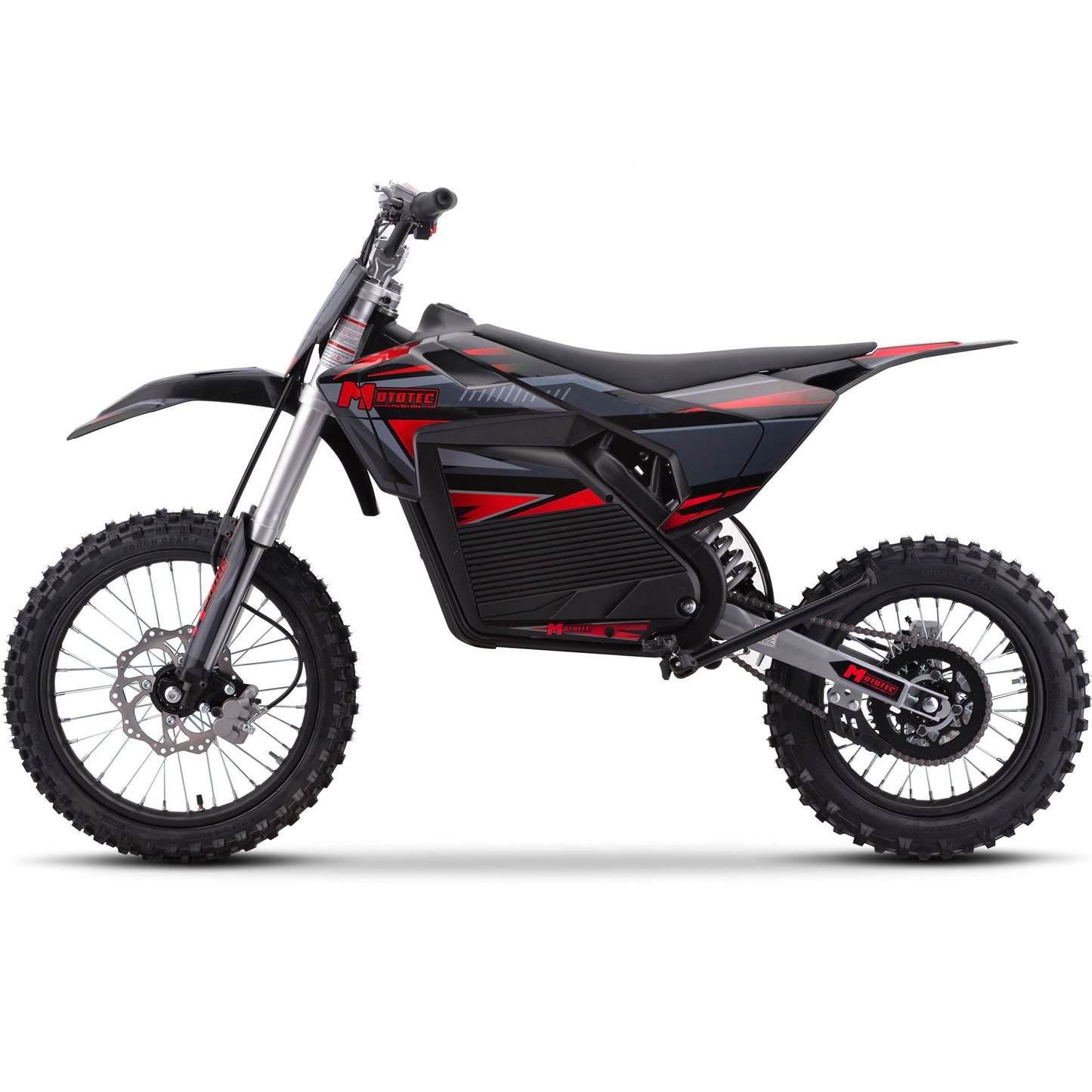 72v Pro Electric Dirt Bike 5000w Lithium Red