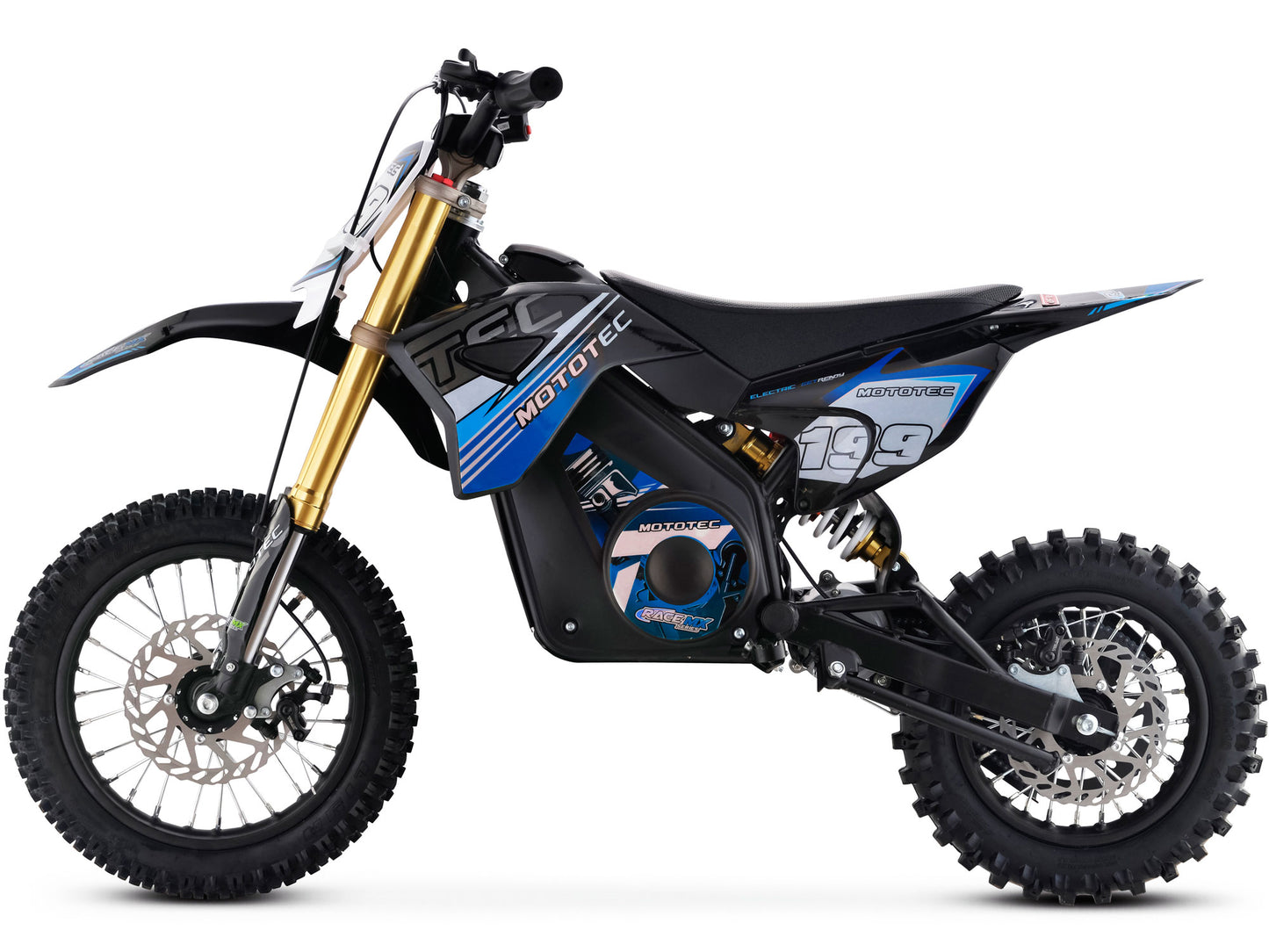 36v Pro Electric Dirt Bike 1200w Lithium Blue