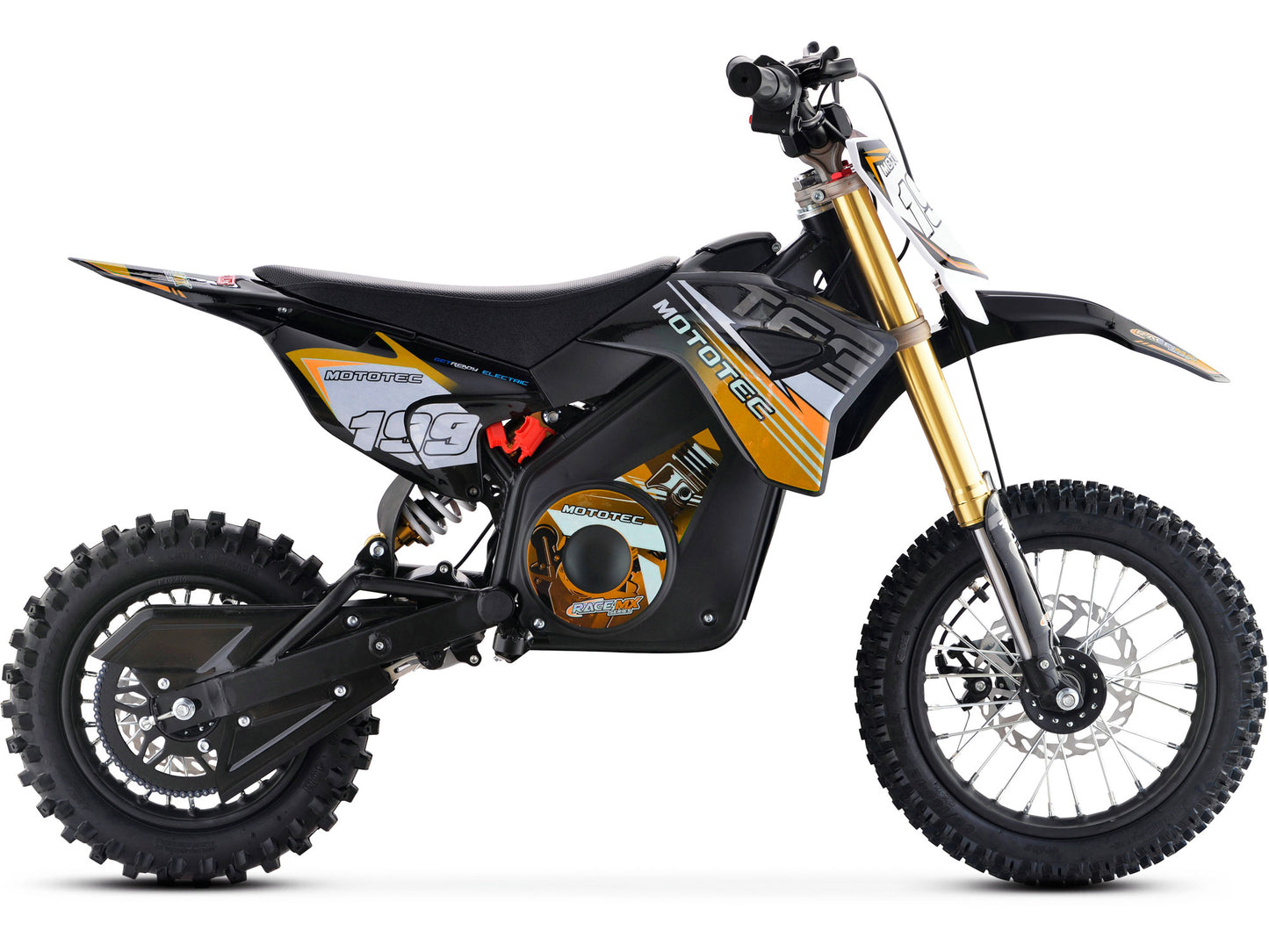 36v Pro Electric Dirt Bike 1200w Lithium Orange