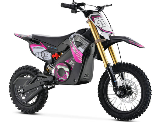36v Pro Electric Dirt Bike 1200w Lithium Pink