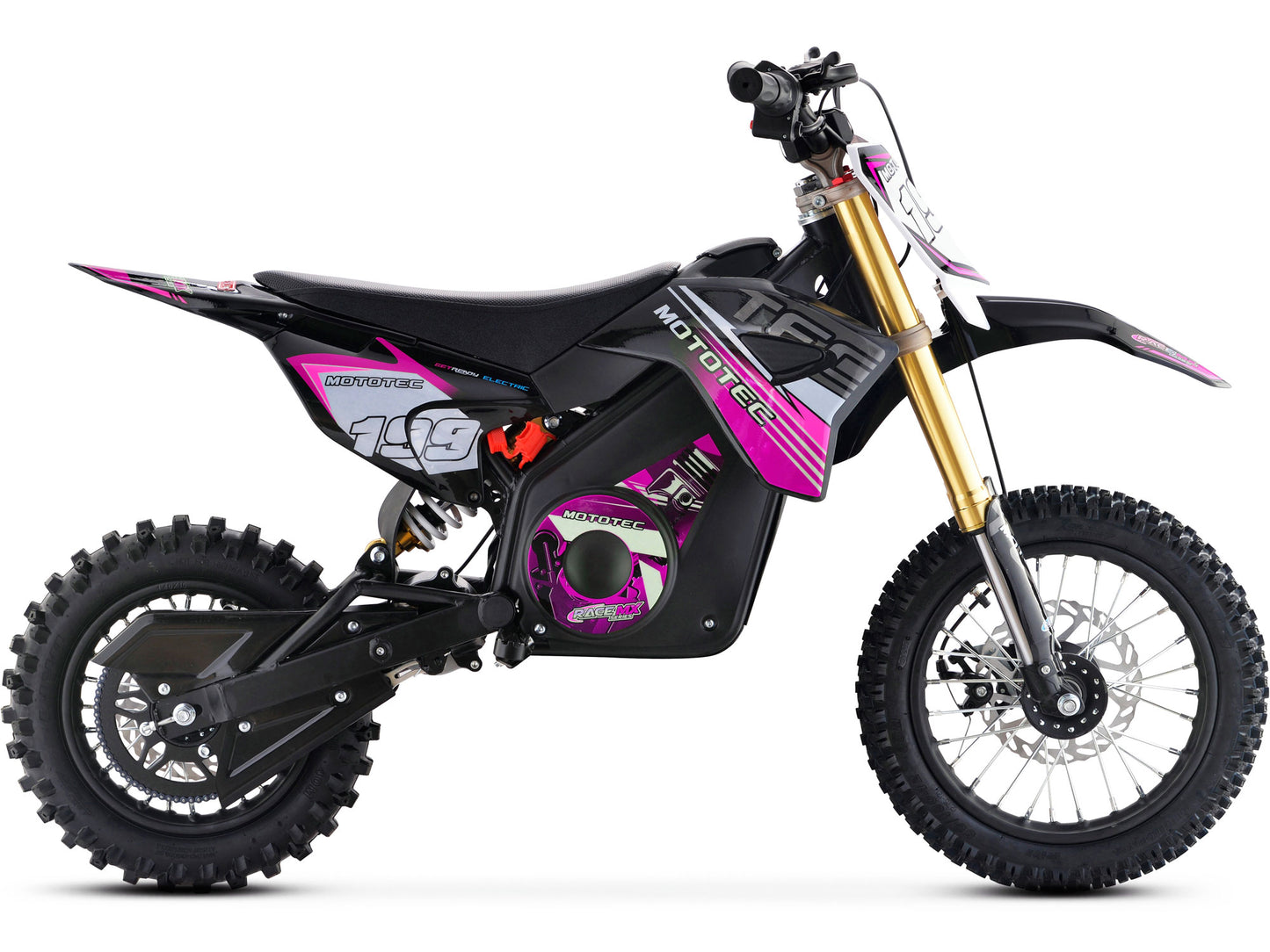 36v Pro Electric Dirt Bike 1200w Lithium Pink