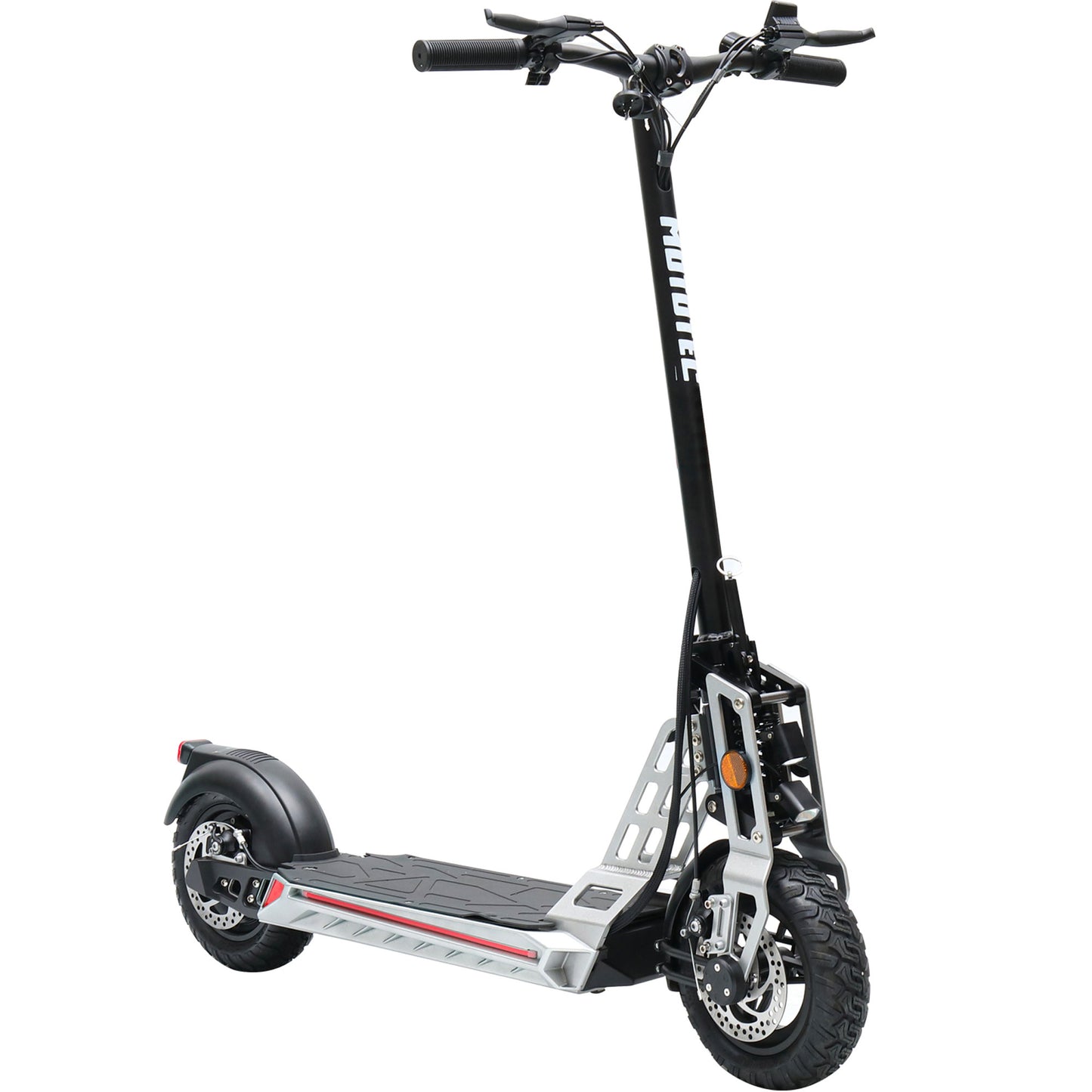 Free Ride 48v 600w Lithium Electric Scooter Silver