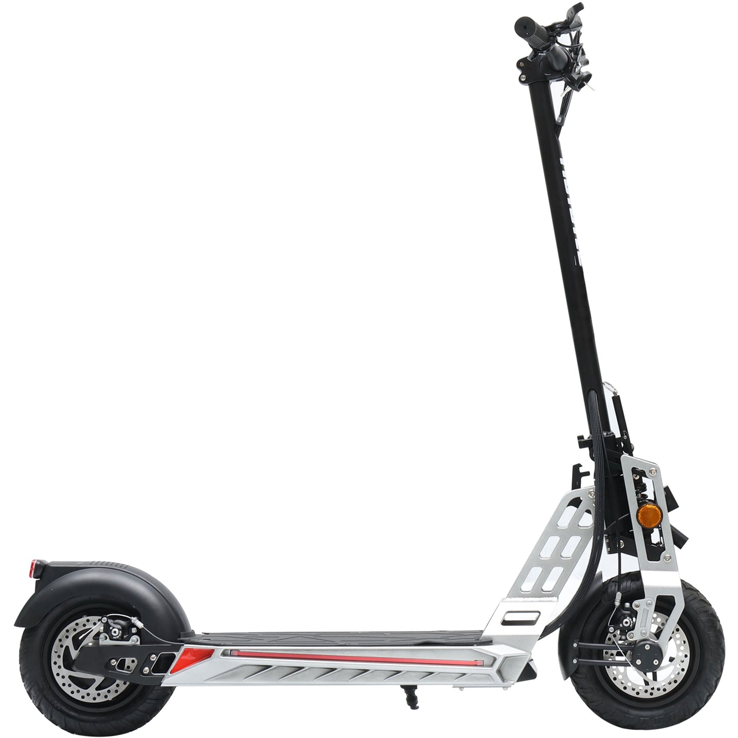 Free Ride 48v 600w Lithium Electric Scooter Silver