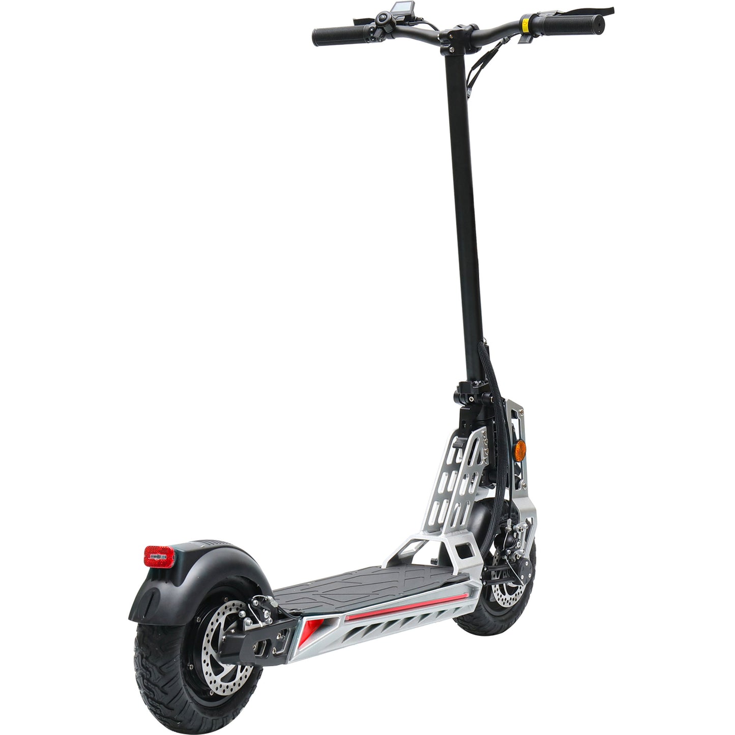 Free Ride 48v 600w Lithium Electric Scooter Silver