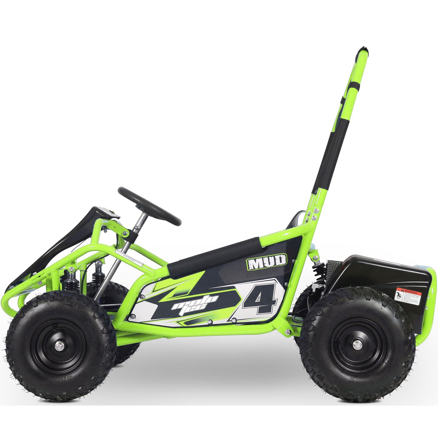 Mud Monster Kids Electric 48v 1000w Go Kart Full Suspension Green