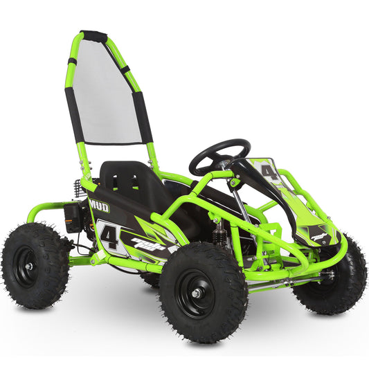 Mud Monster 98cc Go Kart Full Suspension Green