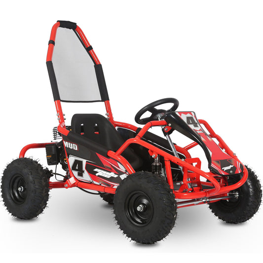 Mud Monster 98cc Go Kart Full Suspension Red