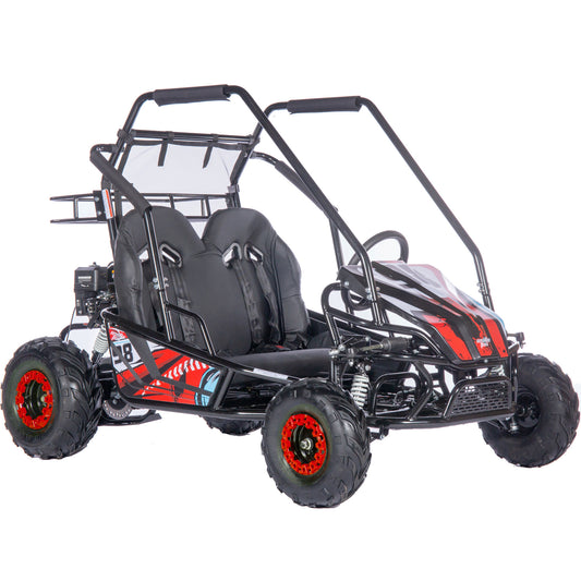 Mud Monster XL 212cc 2 Seat Go Kart Full Suspension Red