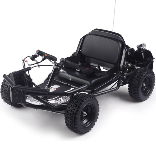 Sandman Kids Gas Powered 52cc Go Kart Black