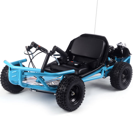 Sandman Kids Gas Powered 52cc Go Kart Blue
