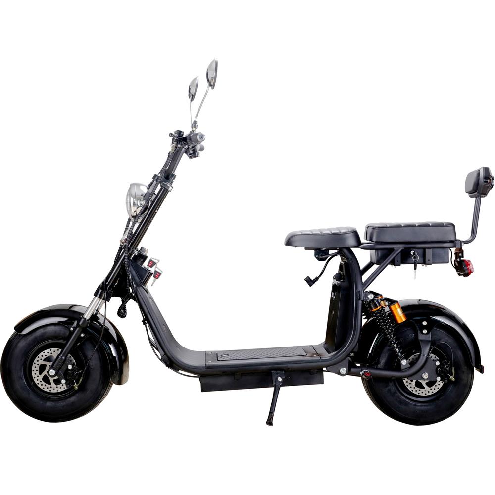 Knockout 60v 2000w Lithium Electric Scooter Black