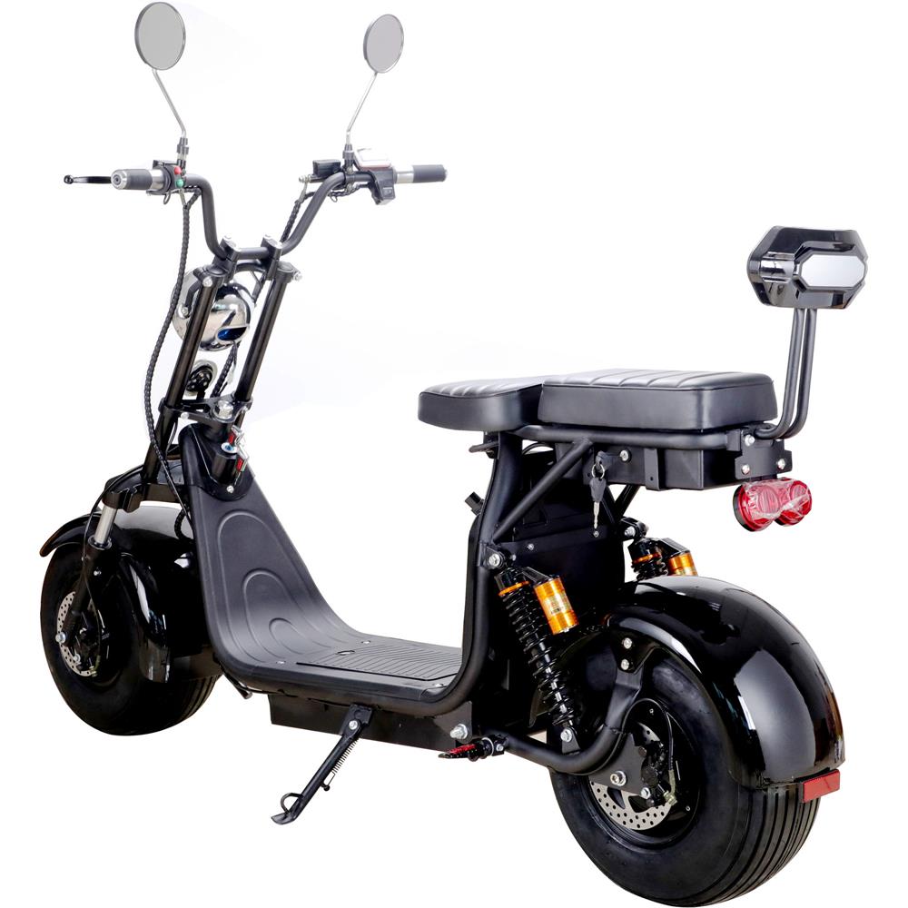 Knockout 60v 2000w Lithium Electric Scooter Black