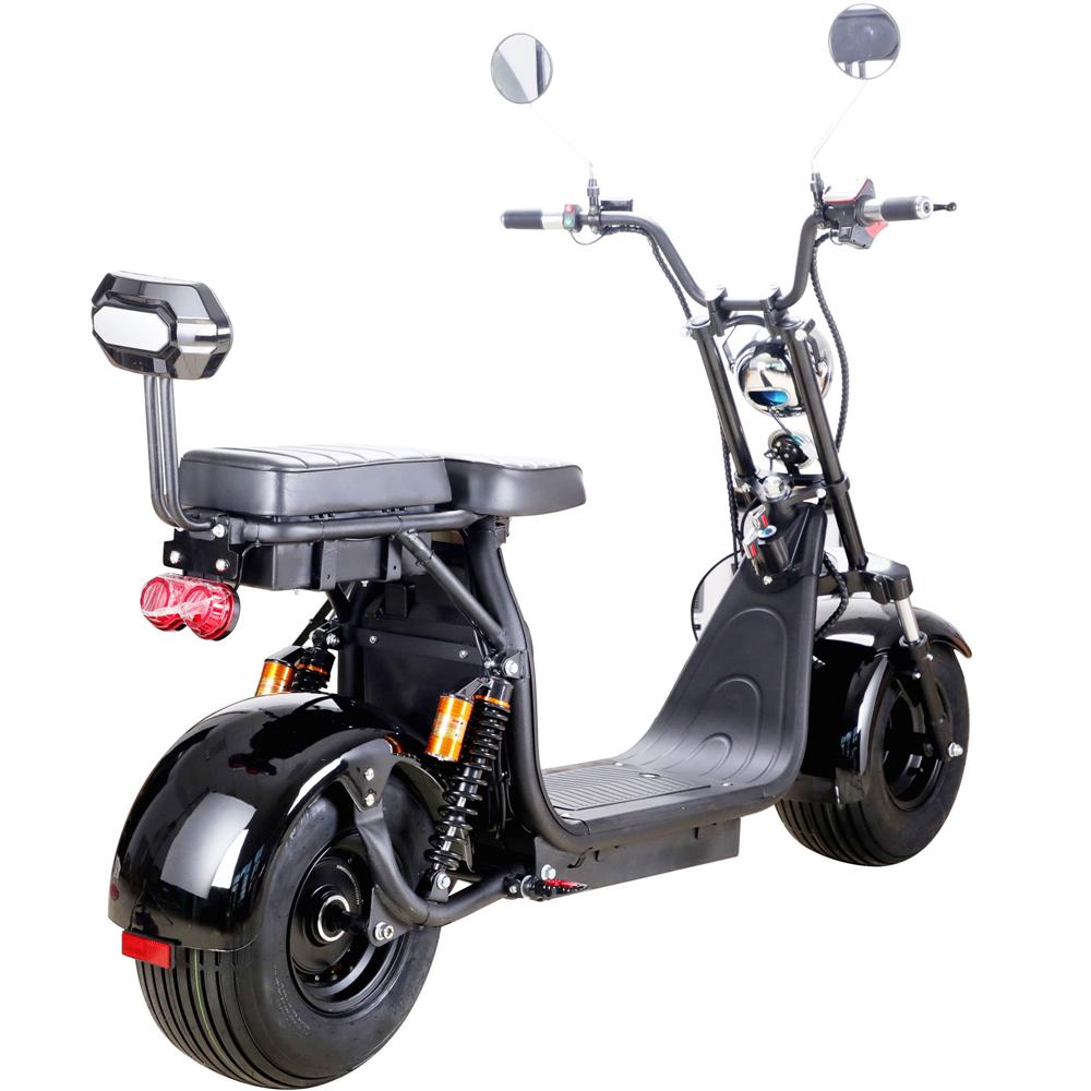 Knockout 60v 2000w Lithium Electric Scooter Black
