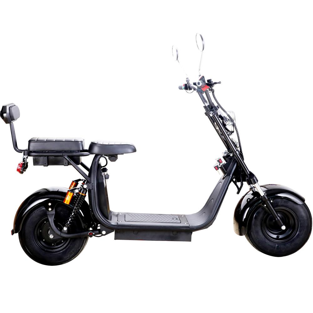 Knockout 60v 2000w Lithium Electric Scooter Black