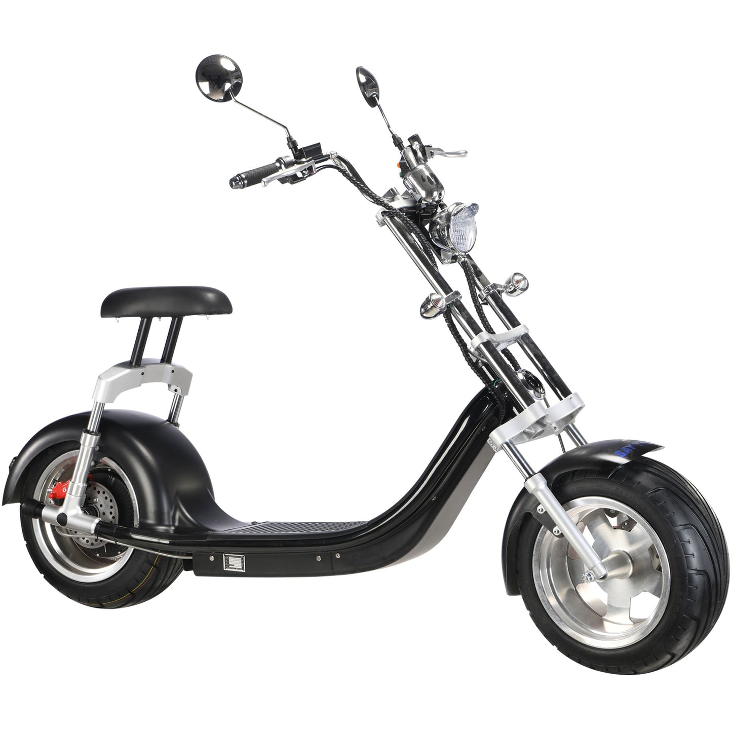 Knockout 60v 2500w Lithium Electric Scooter Black