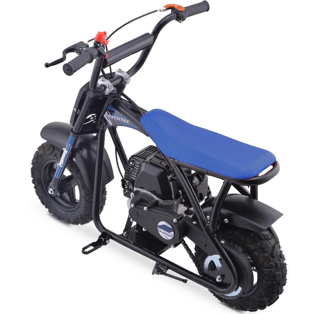 Bandit 52cc 2-Stroke Kids Gas Mini Bike Blue