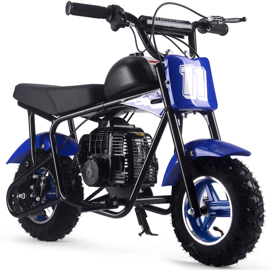 Urchin 49cc 2-Stroke Kids Gas Mini Bike Blue