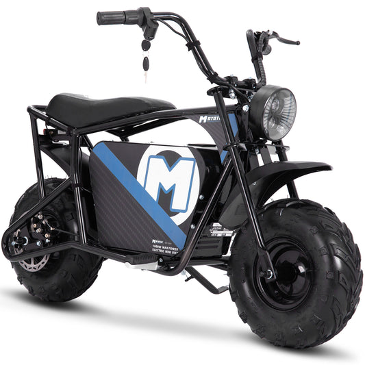 48v 1000w Electric Mini Bike Black