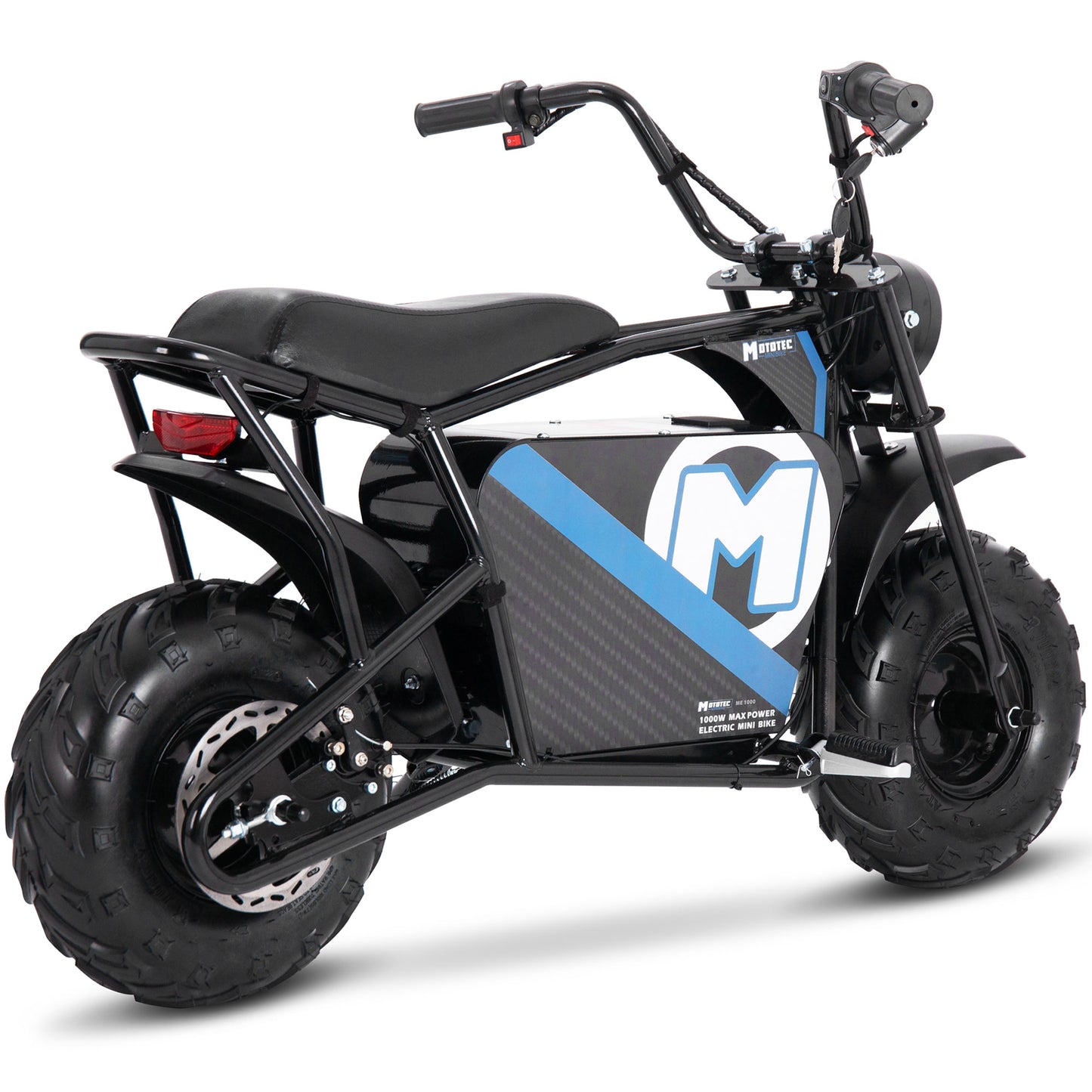 48v 1000w Electric Mini Bike Black