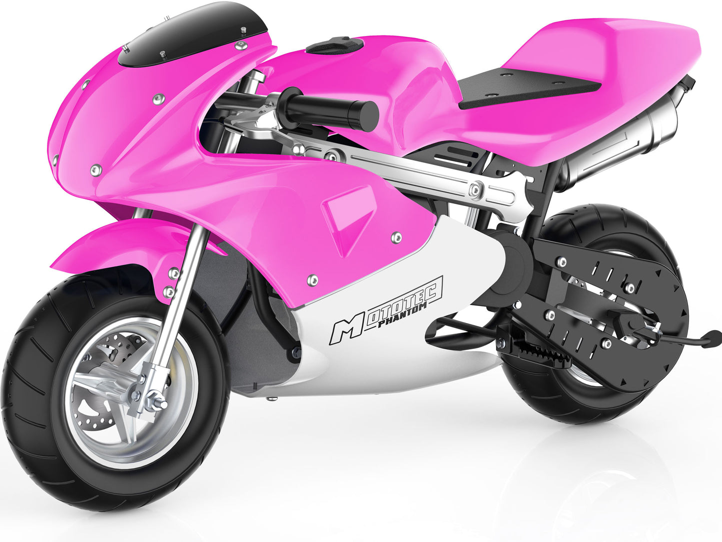 Phantom Gas Pocket Bike 49cc 2-Stroke Pink