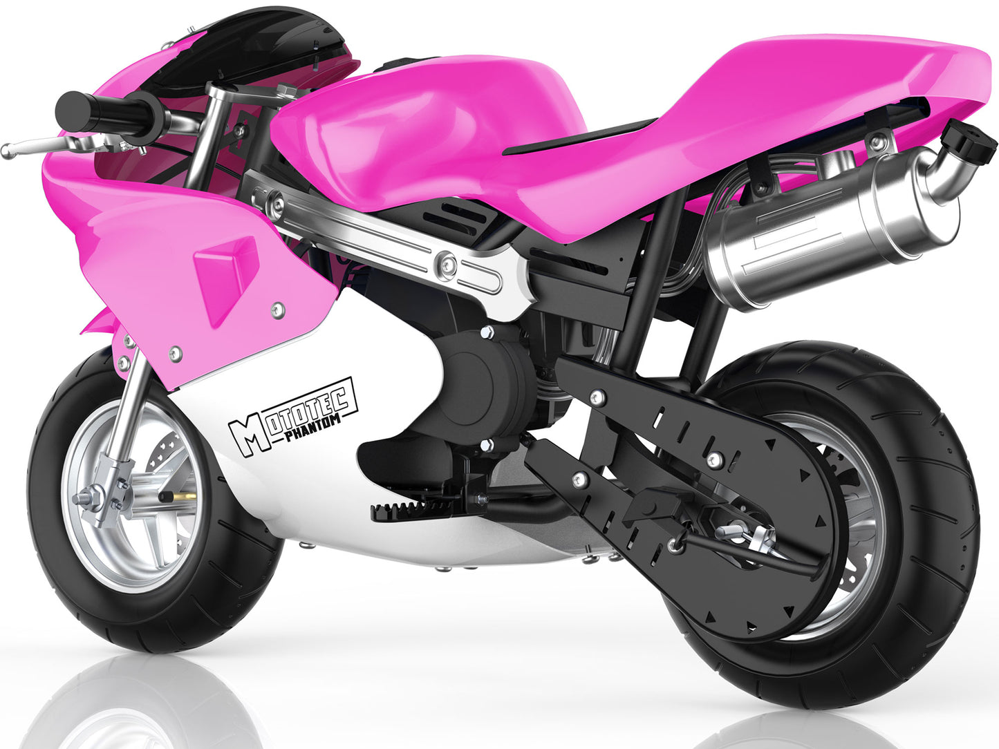 Phantom Gas Pocket Bike 49cc 2-Stroke Pink