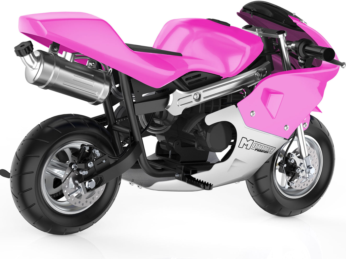Phantom Gas Pocket Bike 49cc 2-Stroke Pink