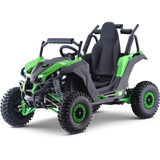 Raider Kids UTV 48v 1200w Full Suspension Green