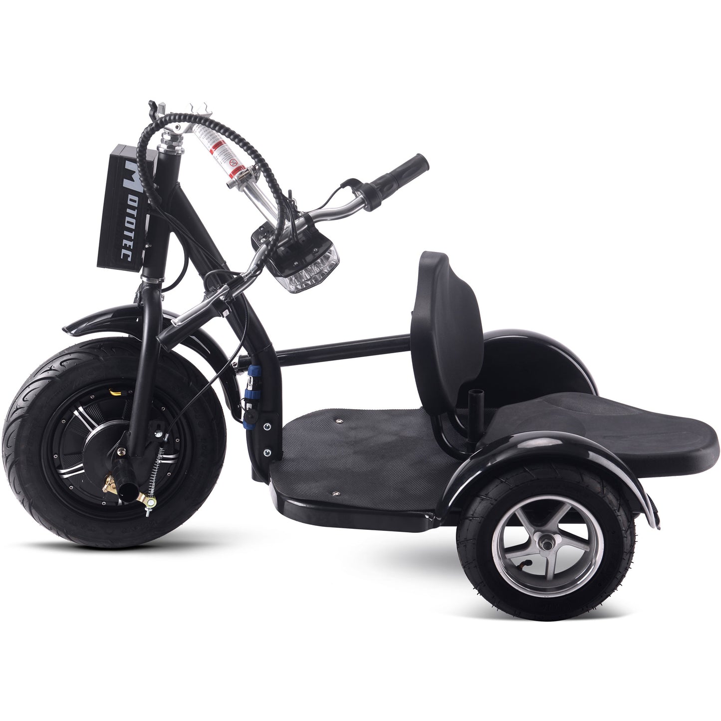 Electric Trike 48v 1000w Lithium Black