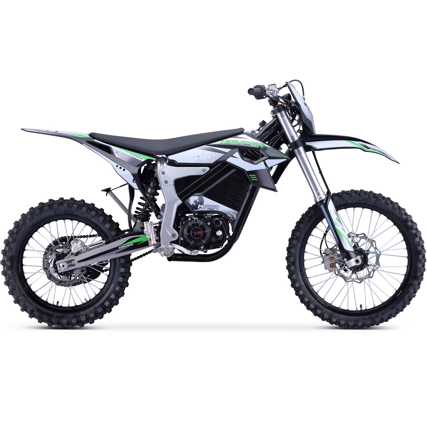 Venom 72v 12000w 50ah Electric Dirt Bike White