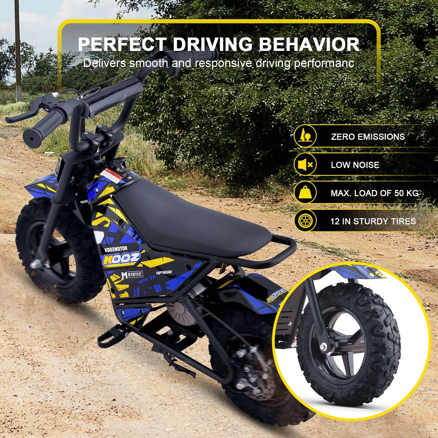 Electric Mini Bike, 24v 250w, Ages 6 and up