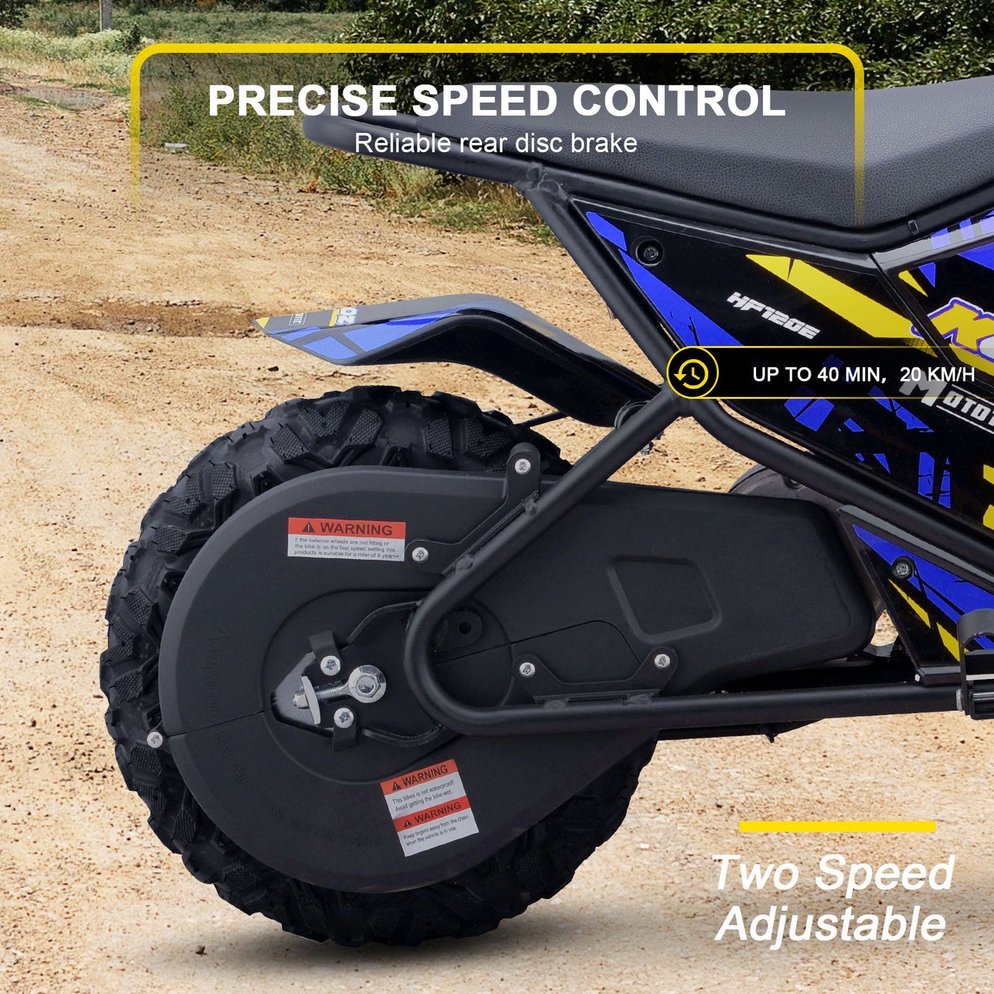 Electric Mini Bike, 24v 250w, Ages 6 and up