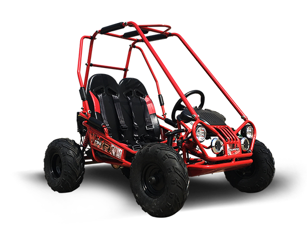 Interceptor MINI XRX/R+ Kids Go Kart, 5.5hp Electric Start, Parental Remote Control with Reverse