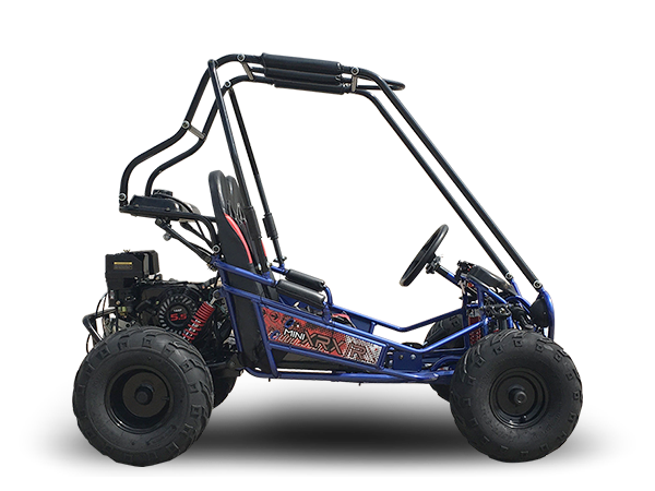 Interceptor MINI XRX/R+ Kids Go Kart, 5.5hp Electric Start, Parental Remote Control with Reverse