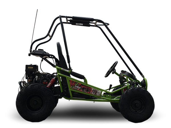 Interceptor MINI XRX/R+ Kids Go Kart, 5.5hp Electric Start, Parental Remote Control with Reverse