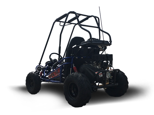 Interceptor MINI XRX/R+ Kids Go Kart, 5.5hp Electric Start, Parental Remote Control with Reverse